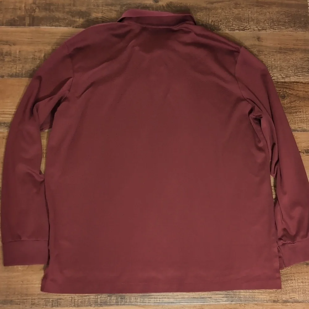 Polo Ralph Lauren Pima Soft Touch Shirt Long Sleeve Polo Size XXL in Oxblood